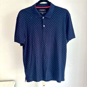 Men’s Banana Republic Luxury Touch Polo Shirt Blue, Medium